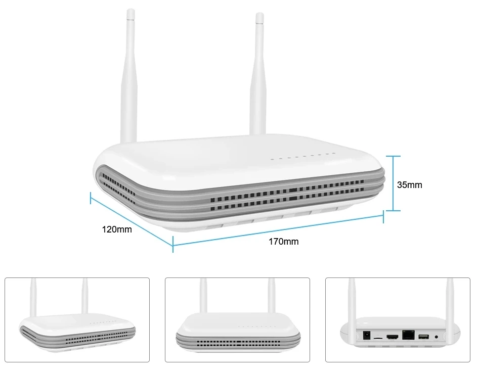 Комплект 4 PTZ камери за видеонаблюдение с NVR