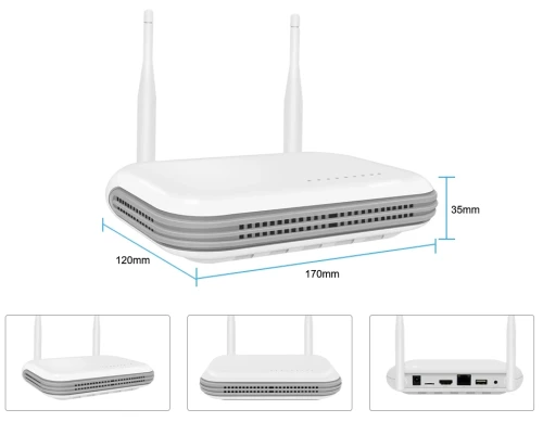 Комплект 4 PTZ камери за видеонаблюдение с NVR