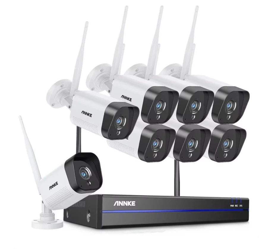 Комплект за видеонаблюдение 16CH NVR + 8 WiFi Smart камери