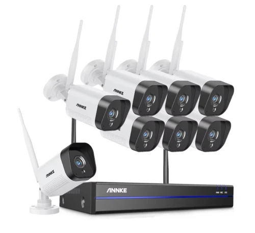 Комплект за видеонаблюдение 16CH NVR + 8 WiFi Smart камери