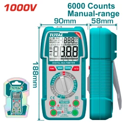 Дигитален мултицет TOTAL INDUSTRIAL - 1000V