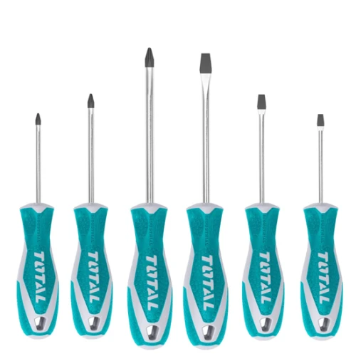 Комплект отвертки TOTAL - 6 части - thumbnail