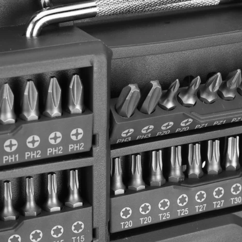 Комплект отвертки и битове TOTAL, 100 части - thumbnail