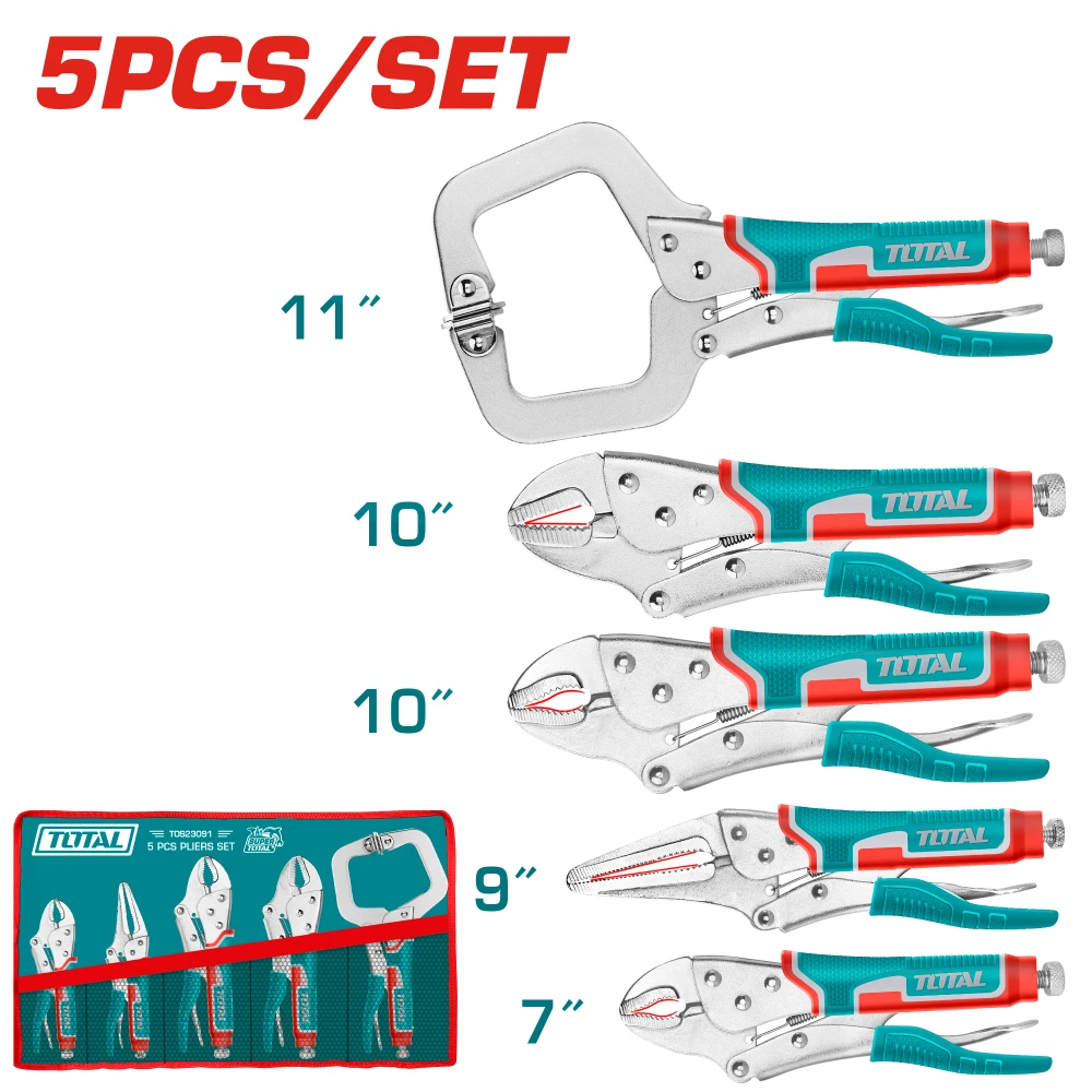 Комплект клещи чираци TOTAL - 5 части - image