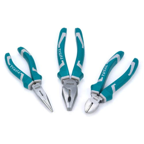 Комплект клещи с двукомпонентна дръжка TOTAL - 3 части - thumbnail