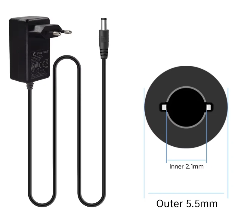Захранващ адаптер 12VDC/1A