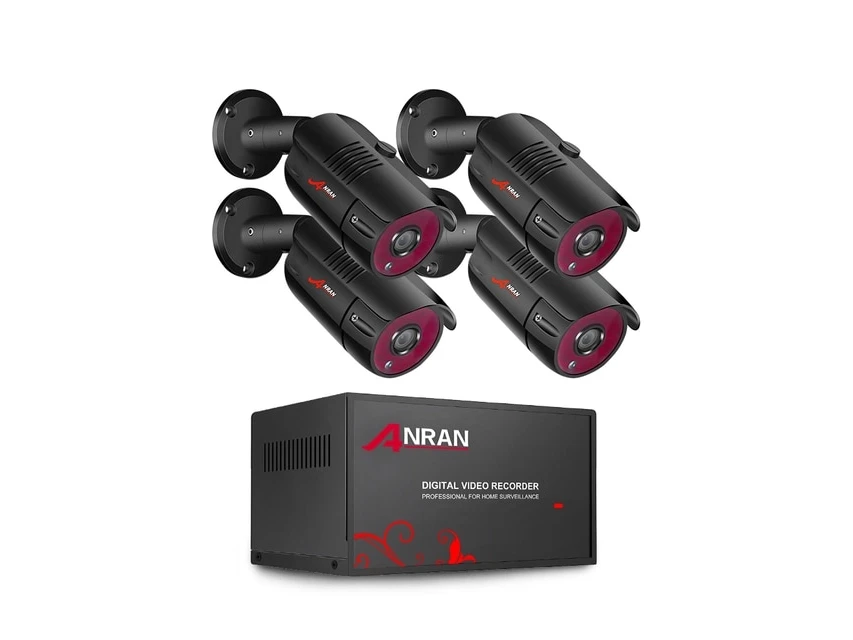 Комплект 4бр. AHD камери за видеонаблюдение с DVR