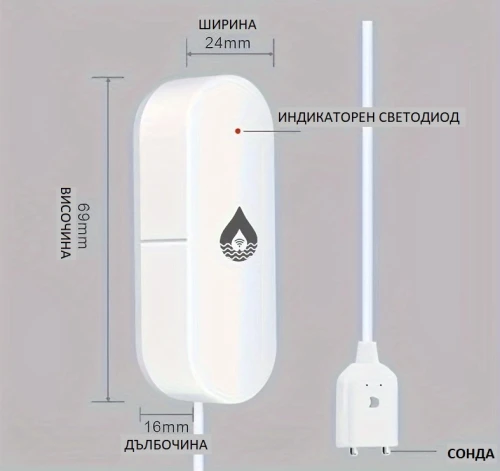 Смарт сензор за засичане на теч