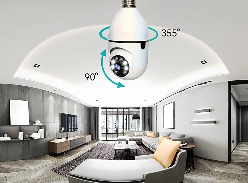 Куполна WIFI камера тип крушка